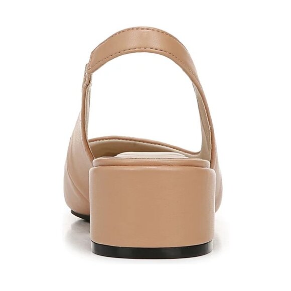 LifeStride Becoming Cap Toe Slingback Kitten Heel Pumps - Picture 3 of 5